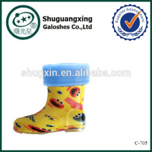 warm rain boot with car patton| C-705